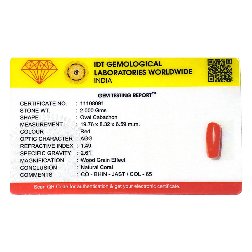 Red Coral - 10 Carat