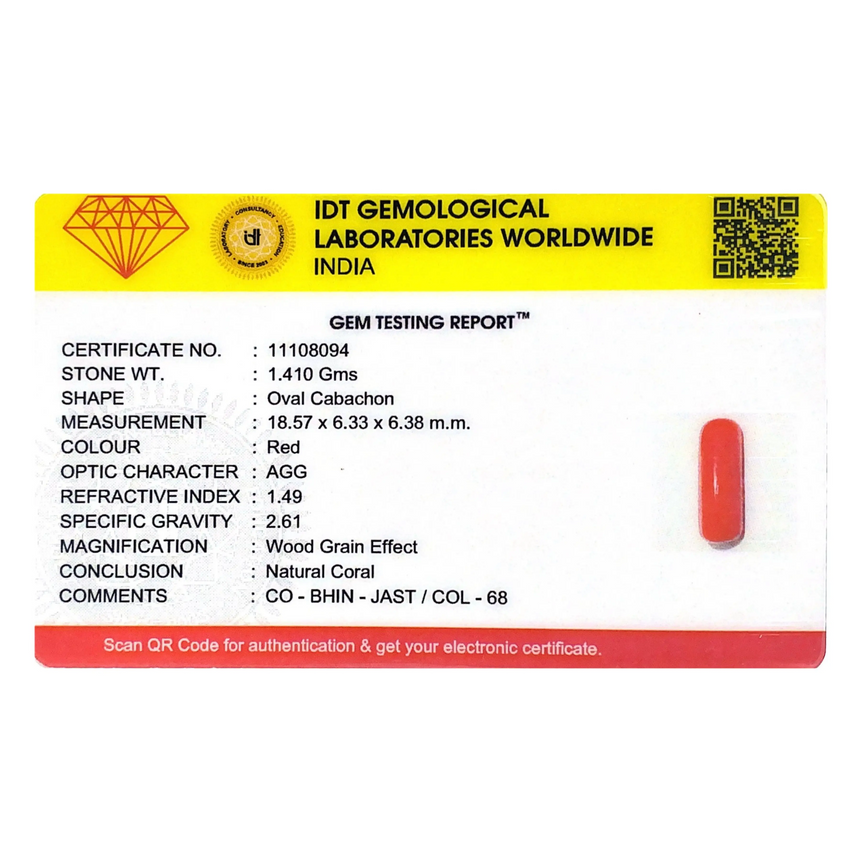 Red Coral - 7.05 Carat