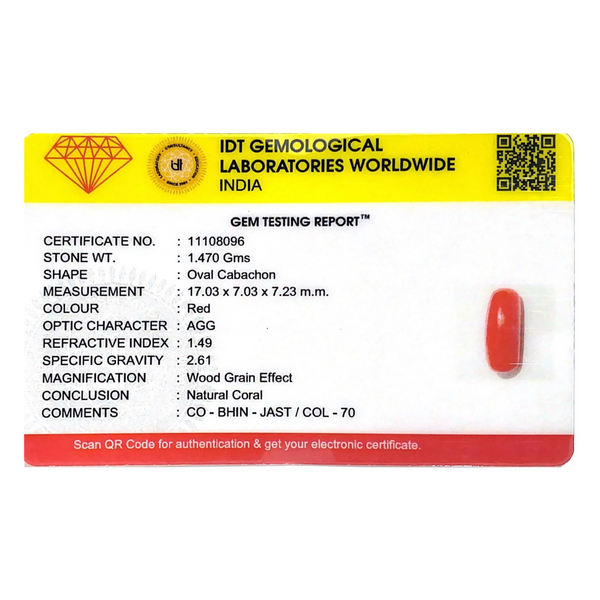 Red Coral - 7.35 Carat