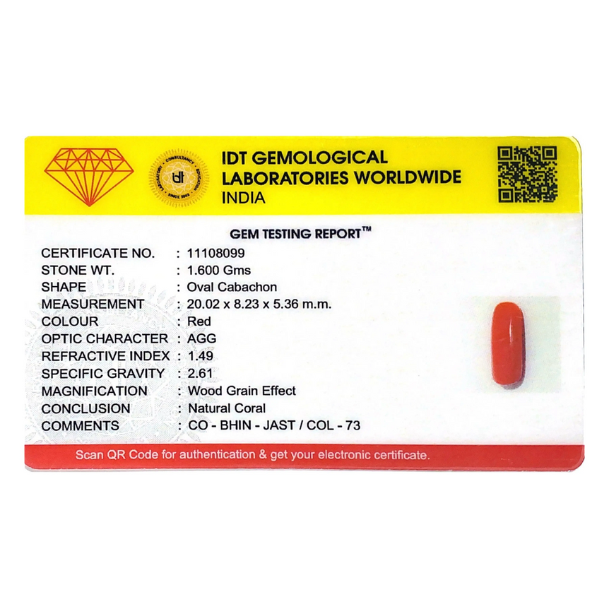 Red Coral - 8 Carat