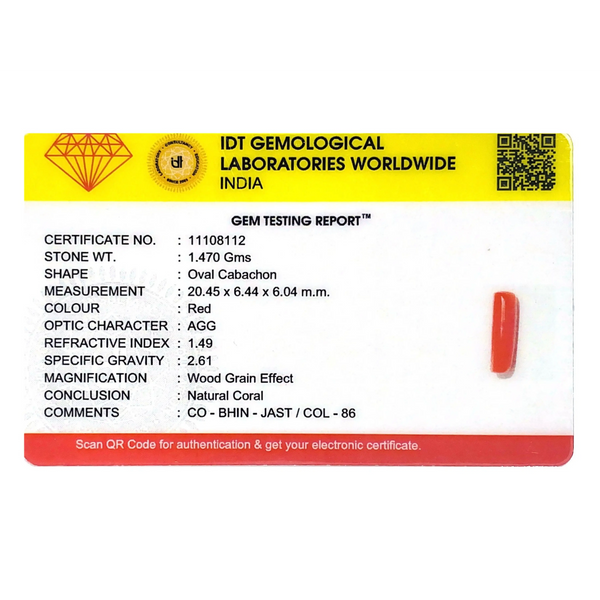 Red Coral - 7.35 Carat