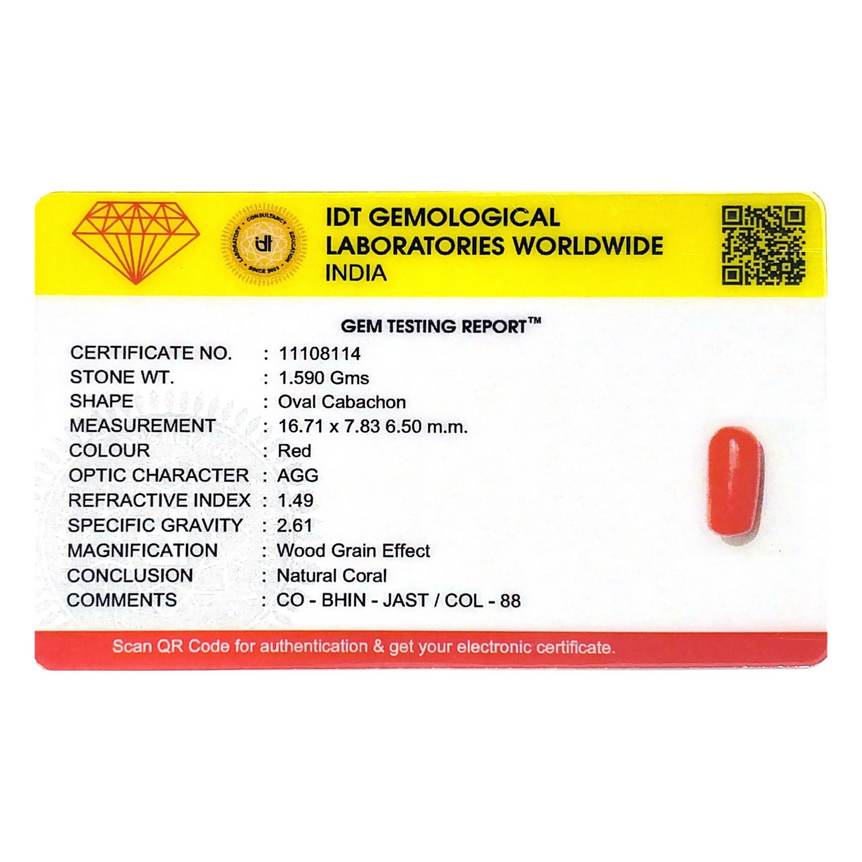 Red Coral - 7.95 Carat