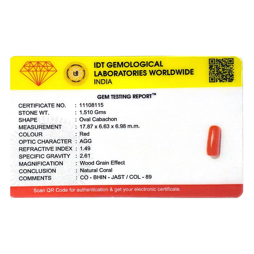 Red Coral - 7.55 Carat