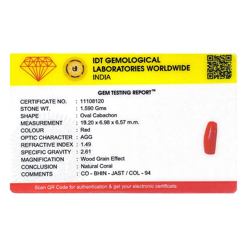 Red Coral - 7.95 Carat