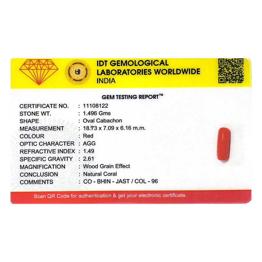 Red Coral - 7.48 Carat