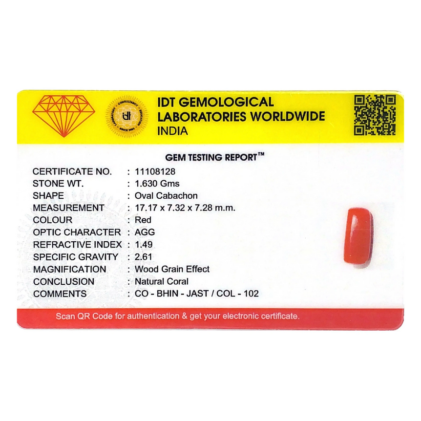 Red Coral - 8.15 Carat