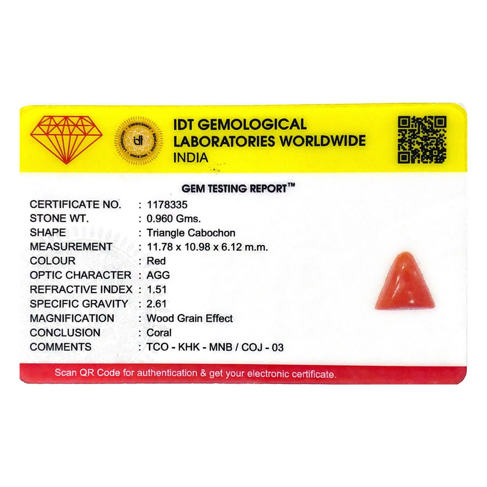 Red Coral - 4.8 Carat - Pramogh