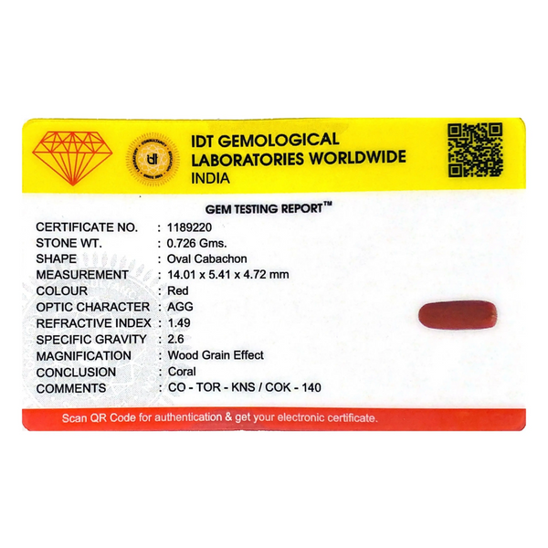 Red Coral - 3.63 Carat