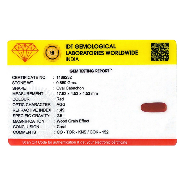 Red Coral - 4.25 Carat