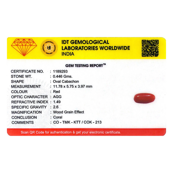 Red Coral - 2.4 Carat