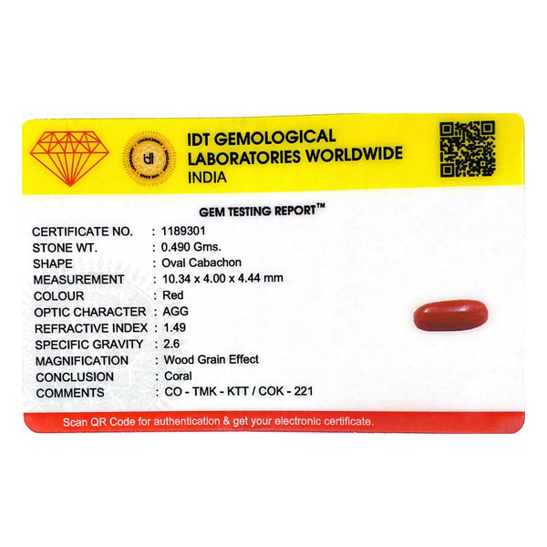 Red Coral - 2.45 Carat