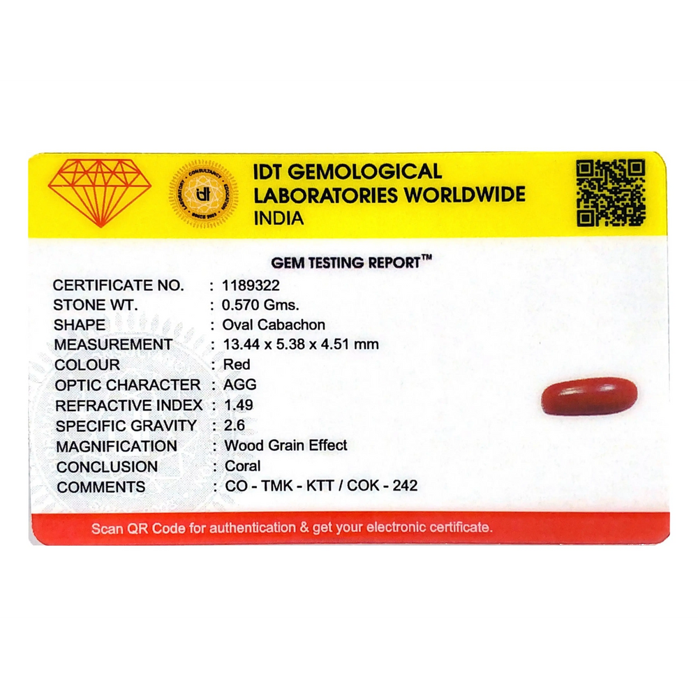 Red Coral - 2.85 Carat