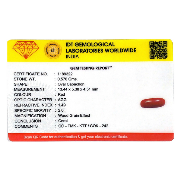 Red Coral - 2.85 Carat