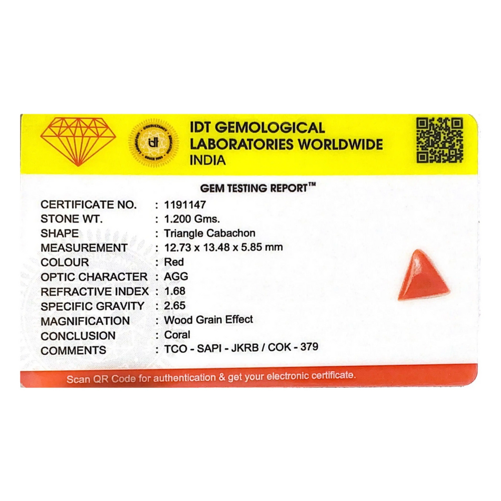 Red Coral - 6 Carat