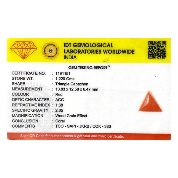 Red Coral - 6.1 Carat