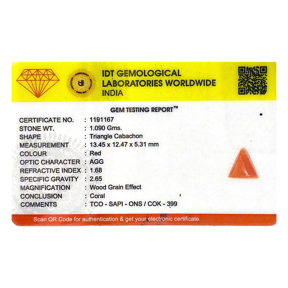 Red Coral - 5.45 Carat