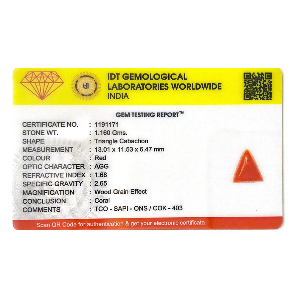 Red Coral - 5.8 Carat