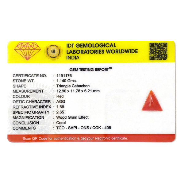 Red Coral - 5.7 Carat