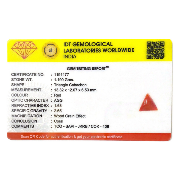 Red Coral - 5.95 Carat