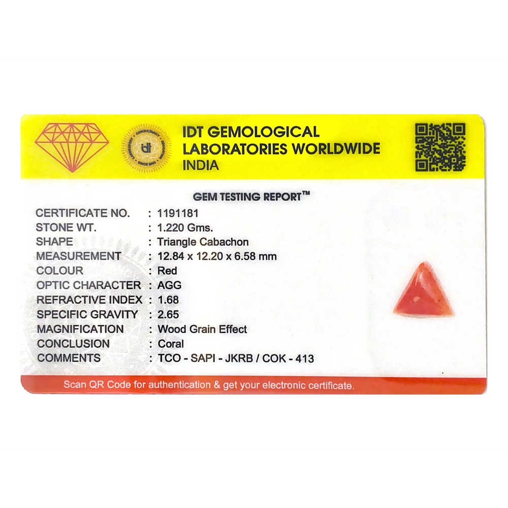 Red Coral - 6.1 Carat
