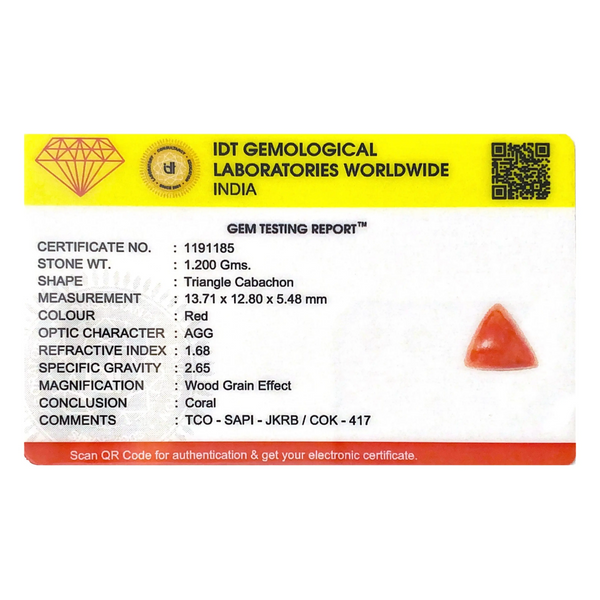 Red Coral - 6 Carat