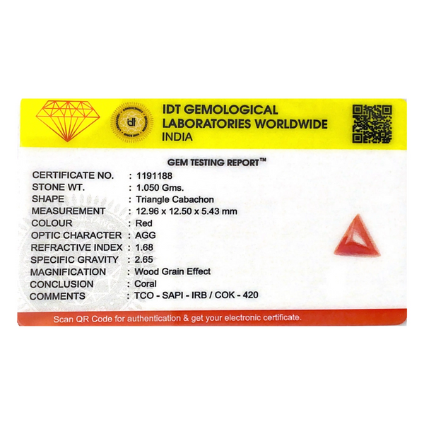 Red Coral - 5.25 Carat
