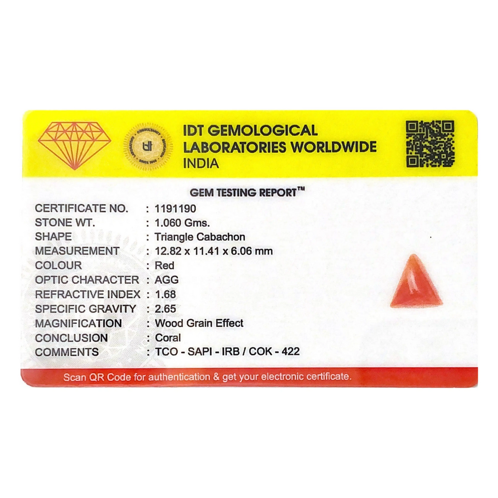 Red Coral - 5.3 Carat