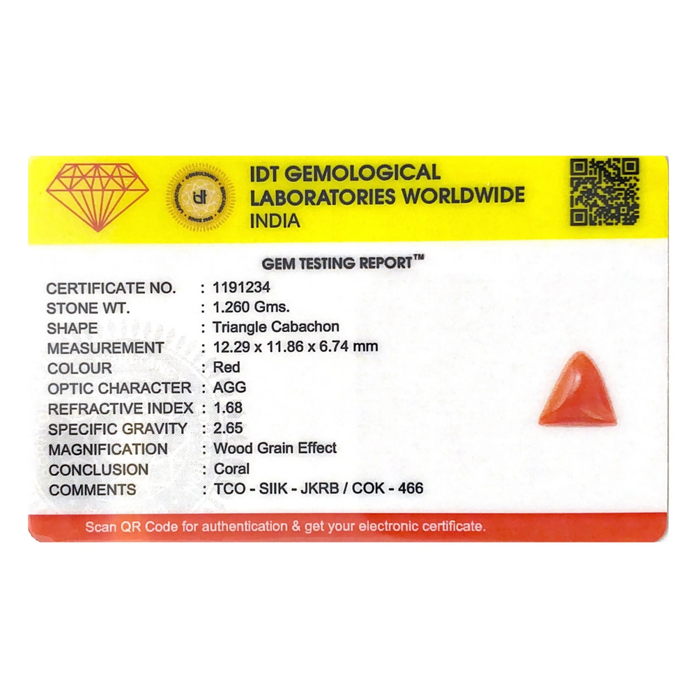 Red Coral - 6.3 Carat