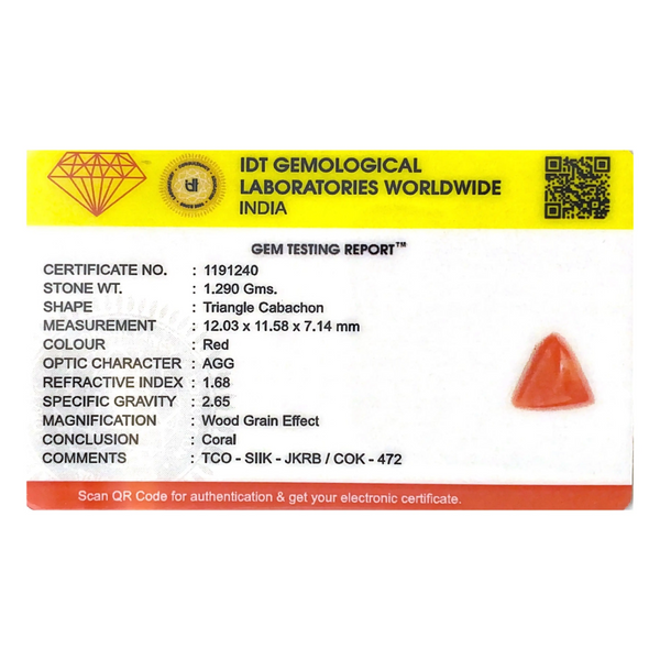 Red Coral - 6.45 Carat