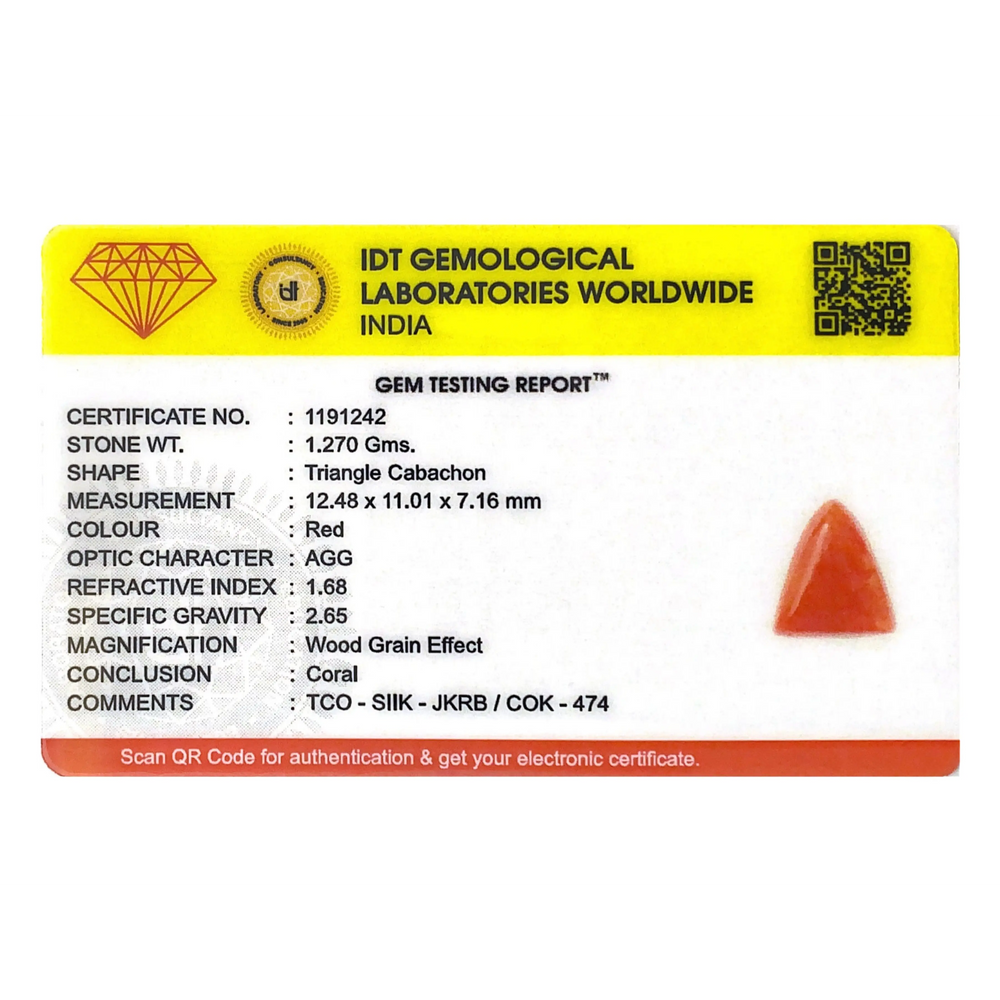 Red Coral - 6.35 Carat