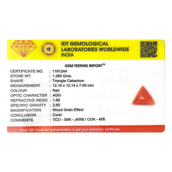 Red Coral - 6.3 Carat