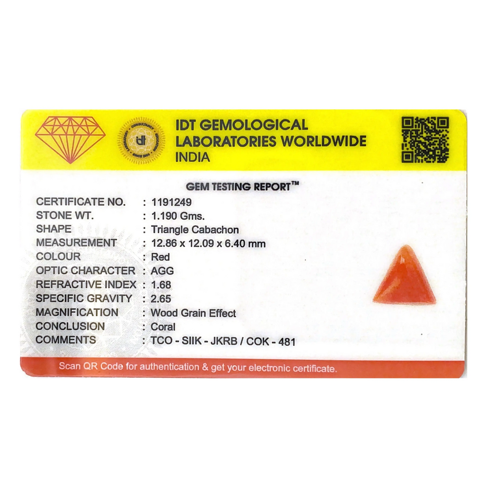 Red Coral - 5.95 Carat