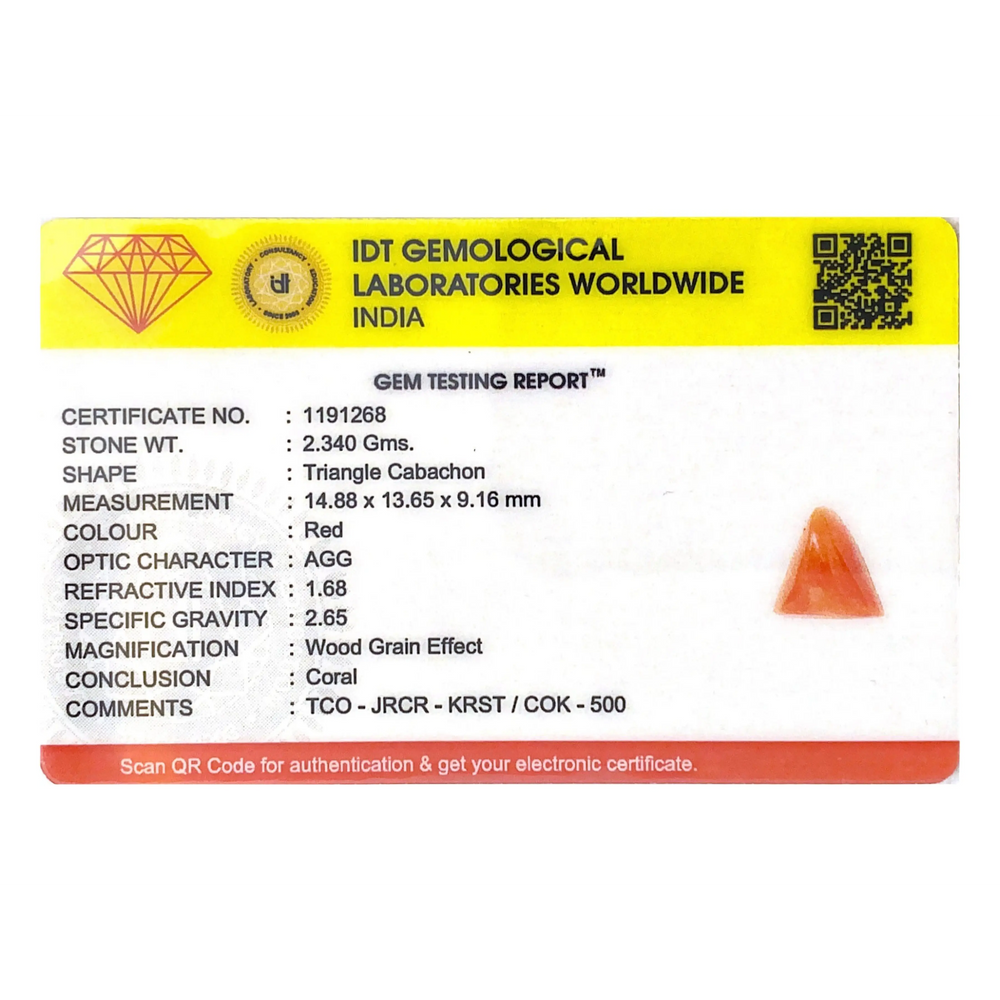 Red Coral - 11.7 Carat