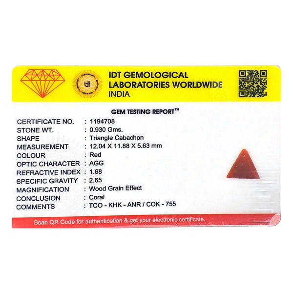 Red Coral - 4.65 Carat