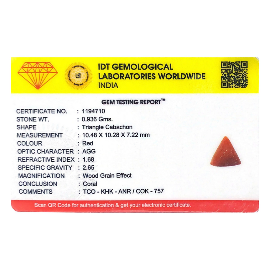 Red Coral - 4.68 Carat