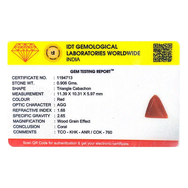 Red Coral - 4.53 Carat