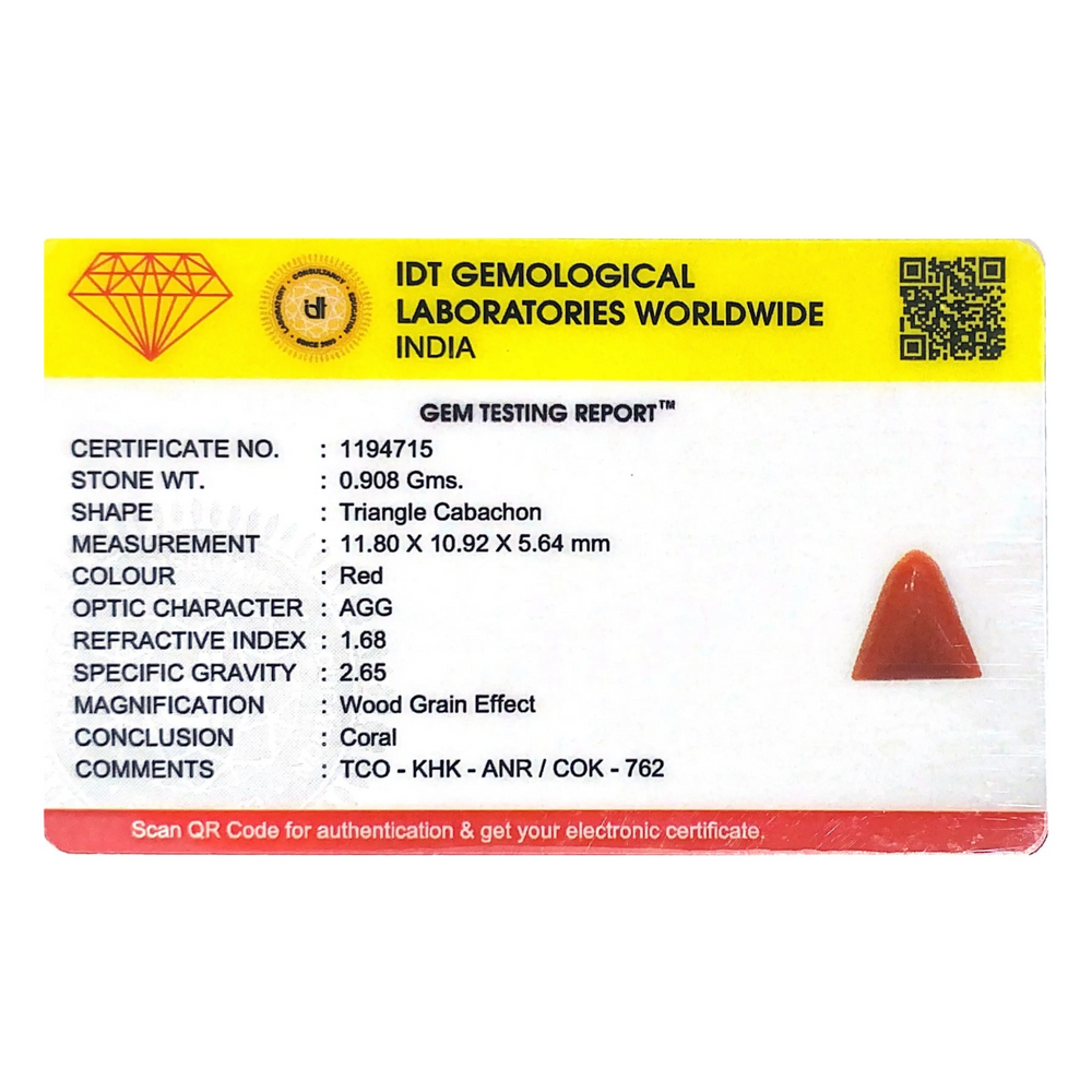 Red Coral - 4.54 Carat