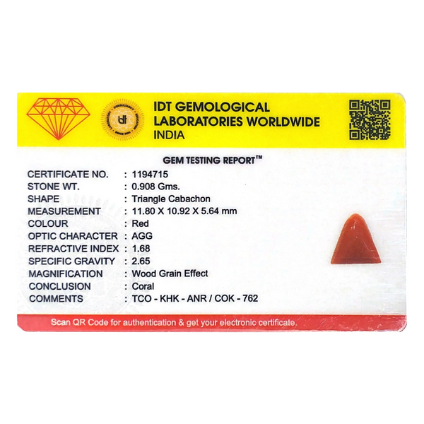 Red Coral - 4.54 Carat