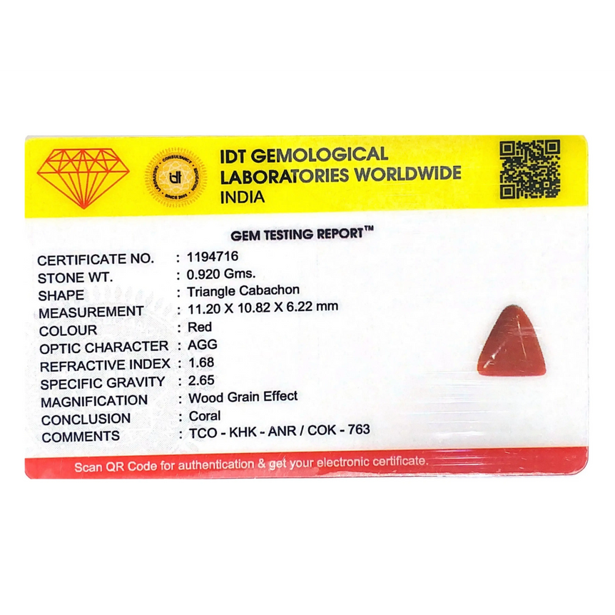 Red Coral - 4.6 Carat