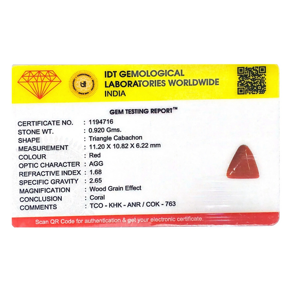 Red Coral - 4.6 Carat