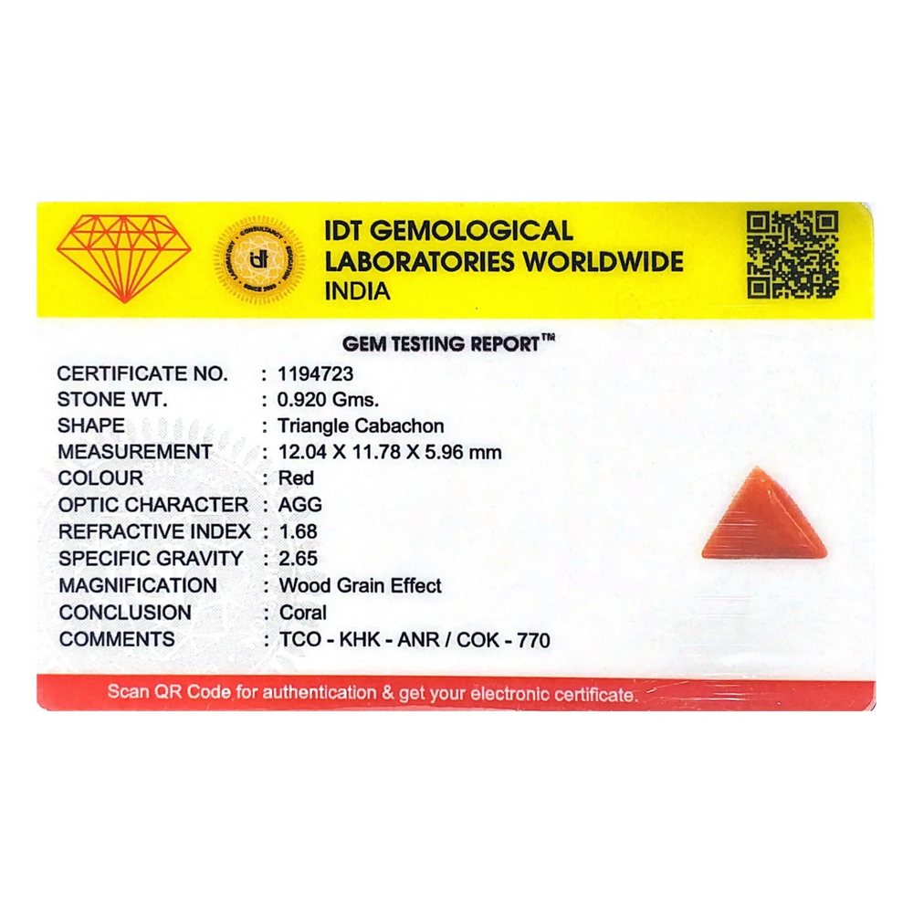 Red Coral - 4.6 Carat