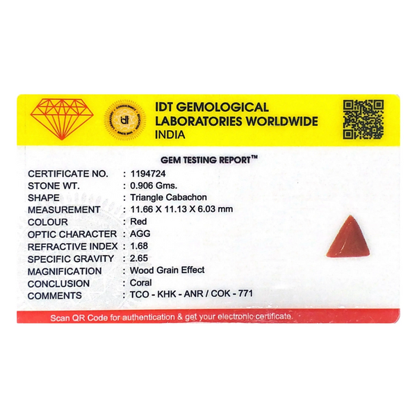 Red Coral - 4.53 Carat