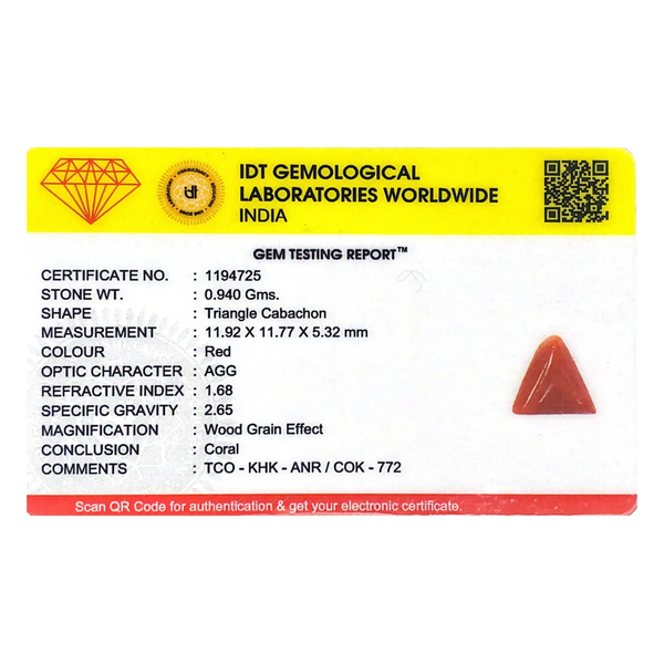 Red Coral - 4.7 Carat