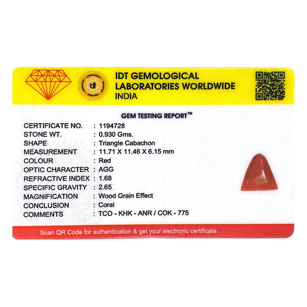Red Coral - 4.65 Carat