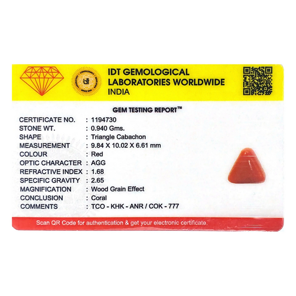 Red Coral - 4.7 Carat