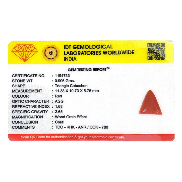Red Coral - 4.53 Carat