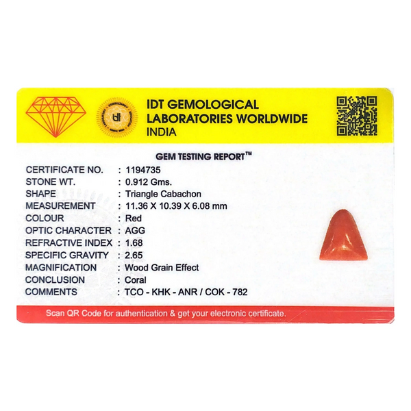 Red Coral - 4.56 Carat