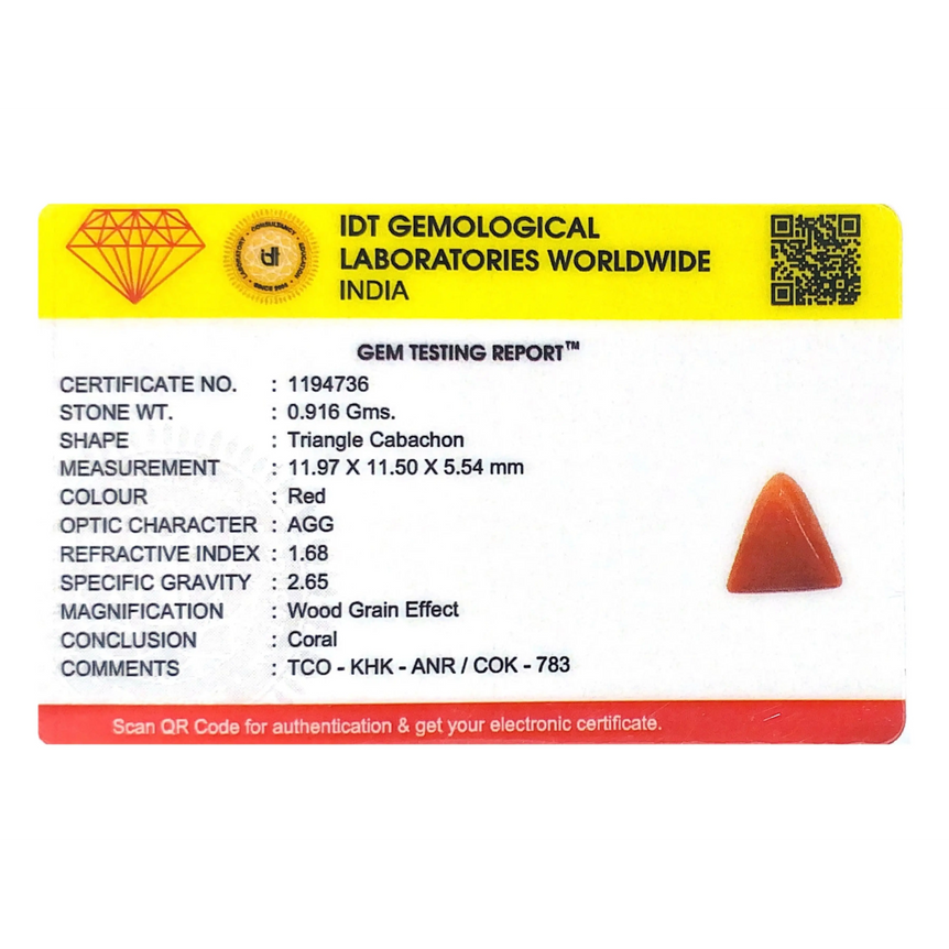 Red Coral - 4.58 Carat