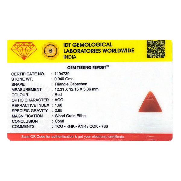 Red Coral - 4.7 Carat