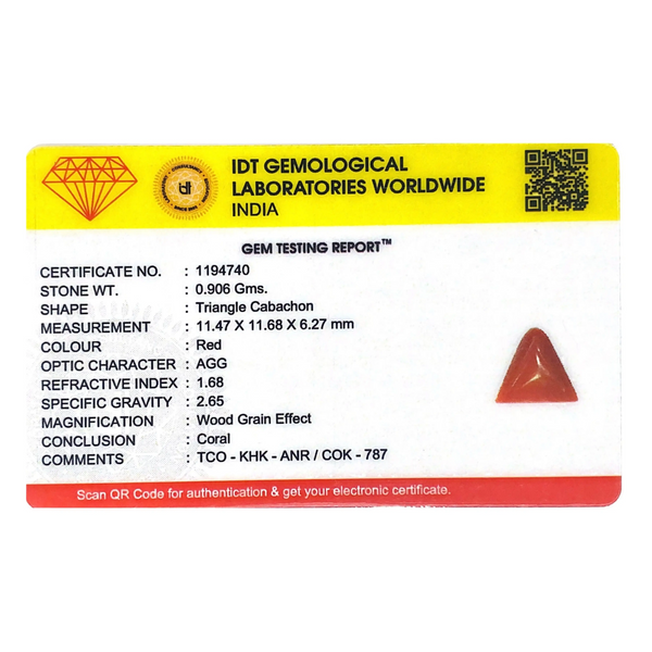 Red Coral - 4.53 Carat